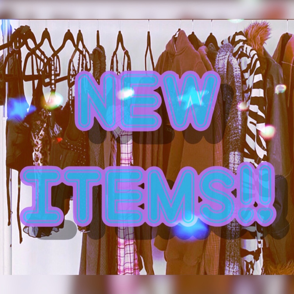 New items. Just listed